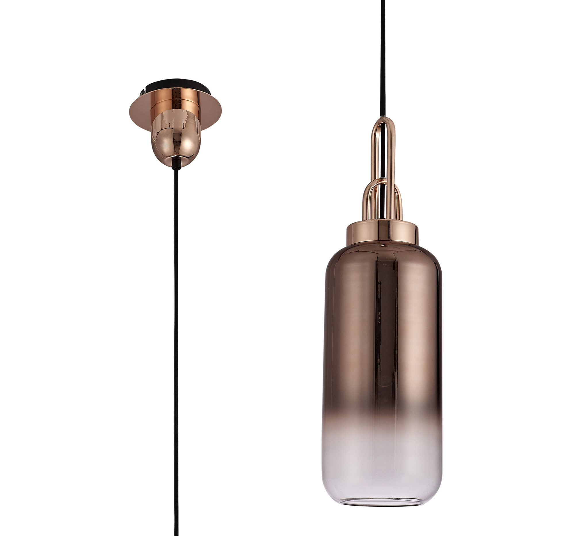 00KIT0349 Reeta Single Copper Pendant with Copper Glass - Image 3