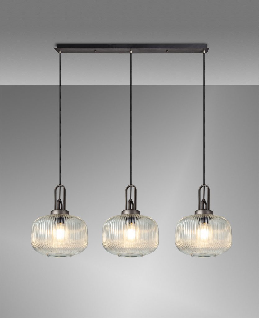 Kitchen Island Pendant Lights | Aged Pewter Bar Pendant
