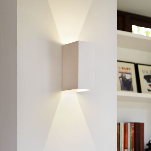 LED plaster wall light