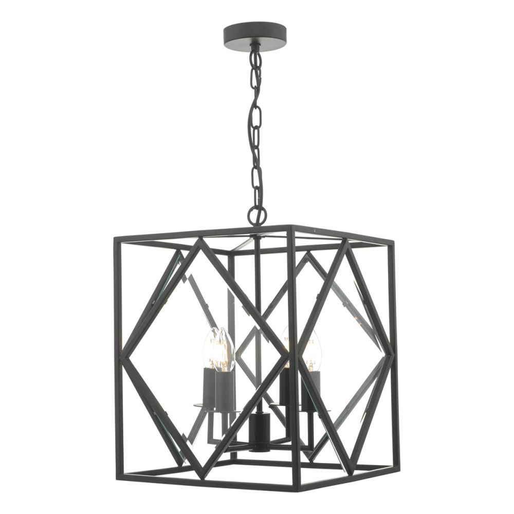 DPEJ100422 Jess 4 Light Lantern Black