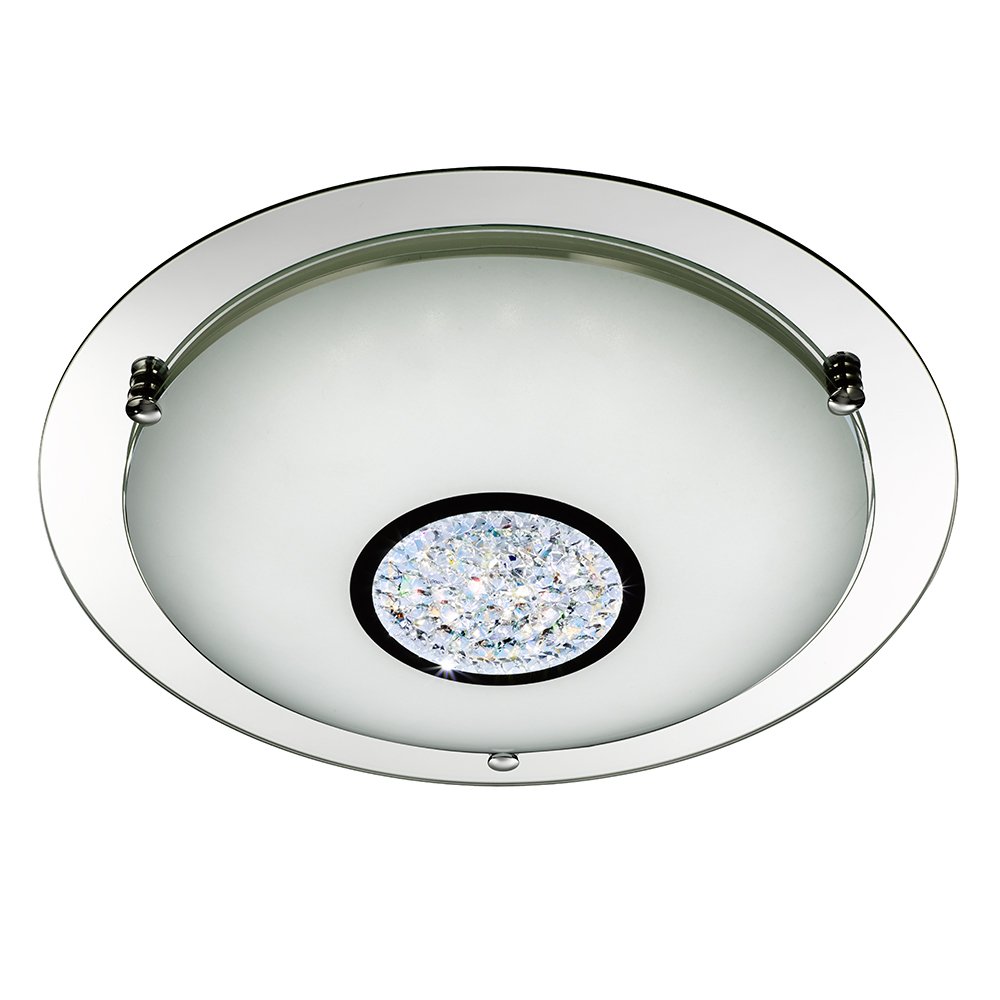 Bathroom Flush Light Chrome | Led Flush Ceiling Light