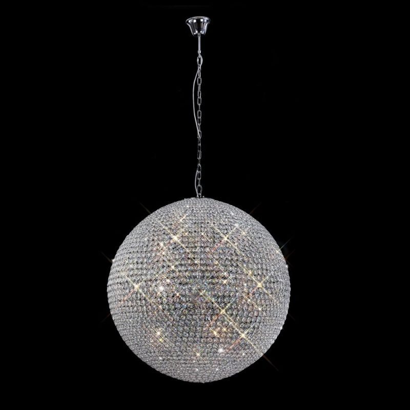 Diyas IL30196 Ava 18 Light Pendant chrome 1 M Diameter