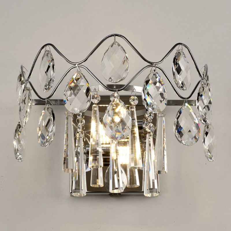 Diyas IL31060 Kenzie 3 Light Crystal Wall Light