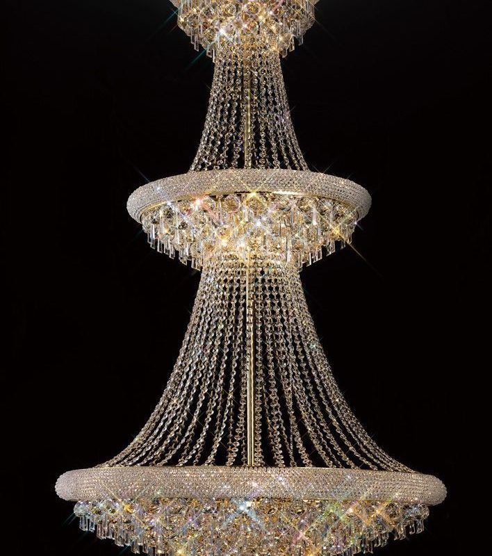 Diyas IL32115 Alexandra 37 Light French Gold Ceiling Pendant
