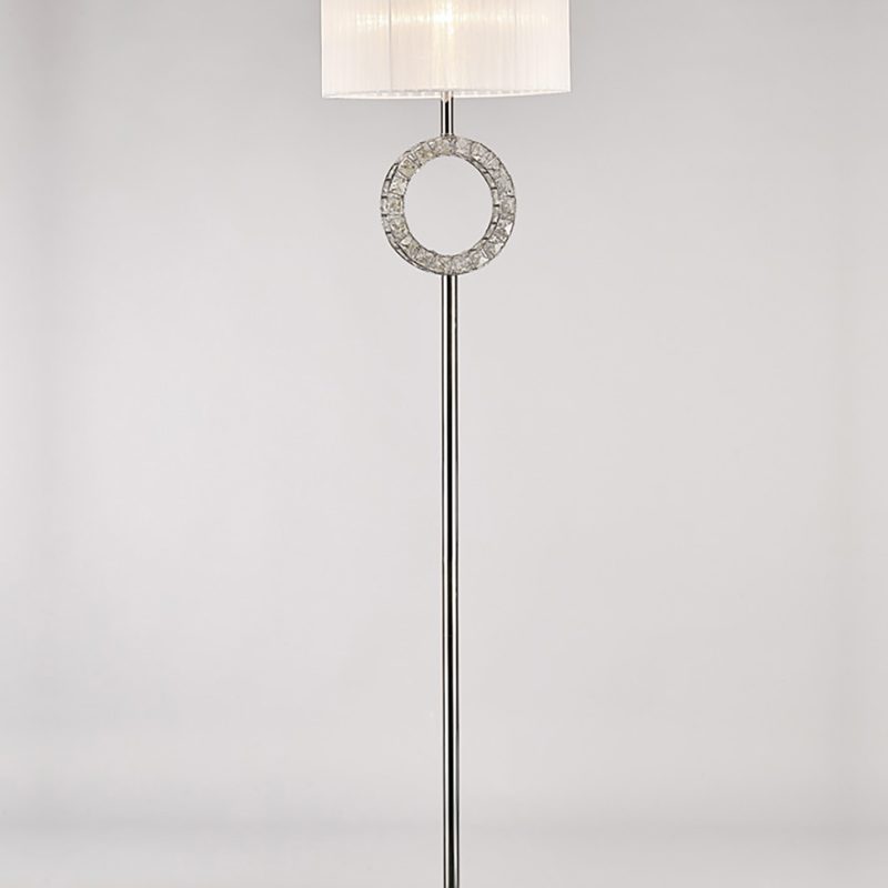 Diyas IL31535 Florence Floor lamp Chrome