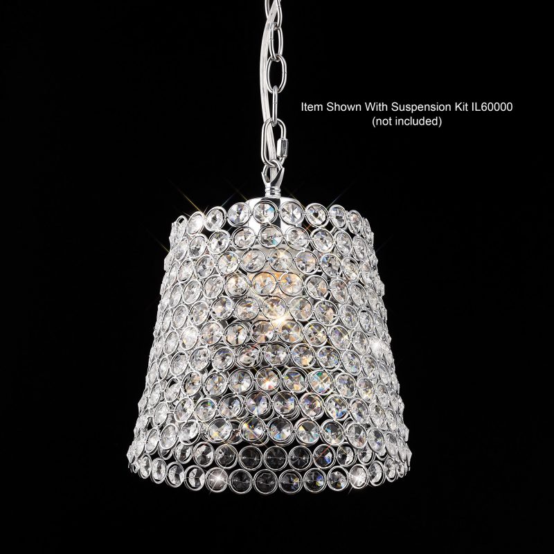 Diyas IL60008 Kudo Non-Electric Shade Chrome/ Crystal