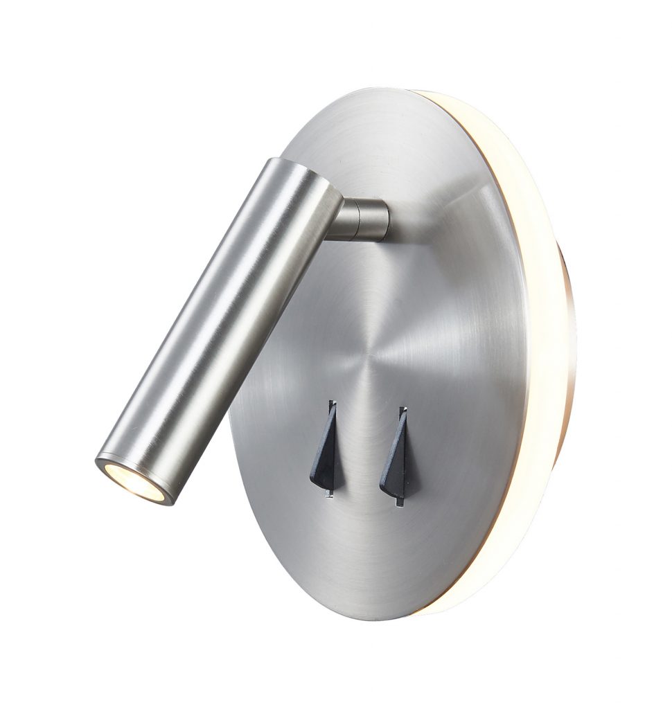 Bedhead Wall Light | Satin Nickel Bedhead Wall Light