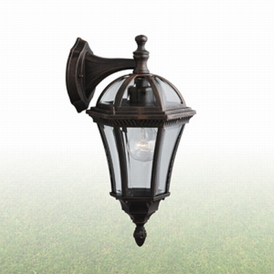 911563 Outdoor Wall Light Rustic Brown