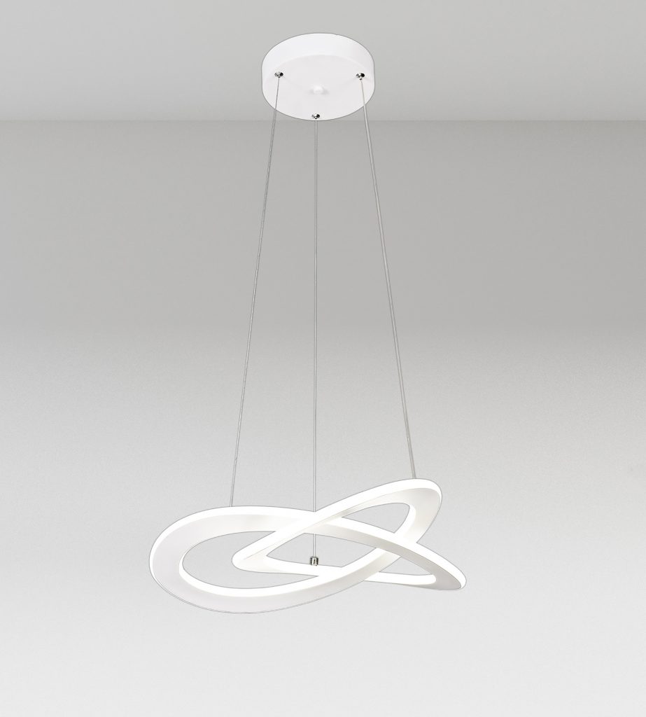 LED Pendant Light | Saturn White LED Pendant 