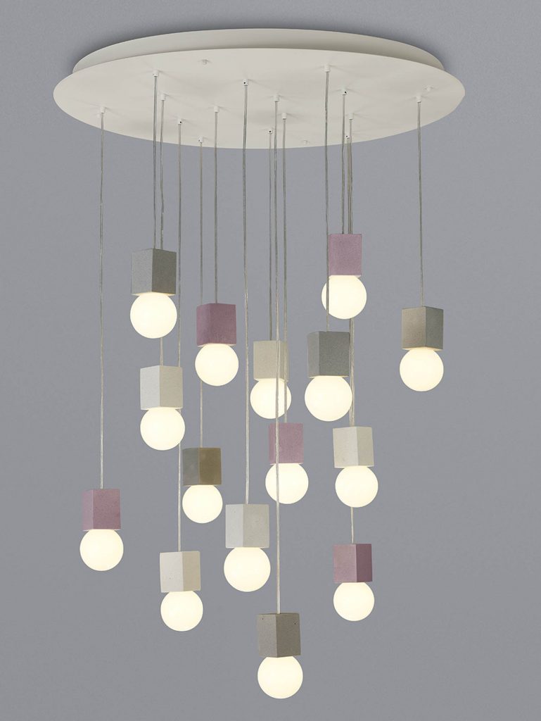 Stairwell Pendant | Galaxy 15lt Cube Pendant