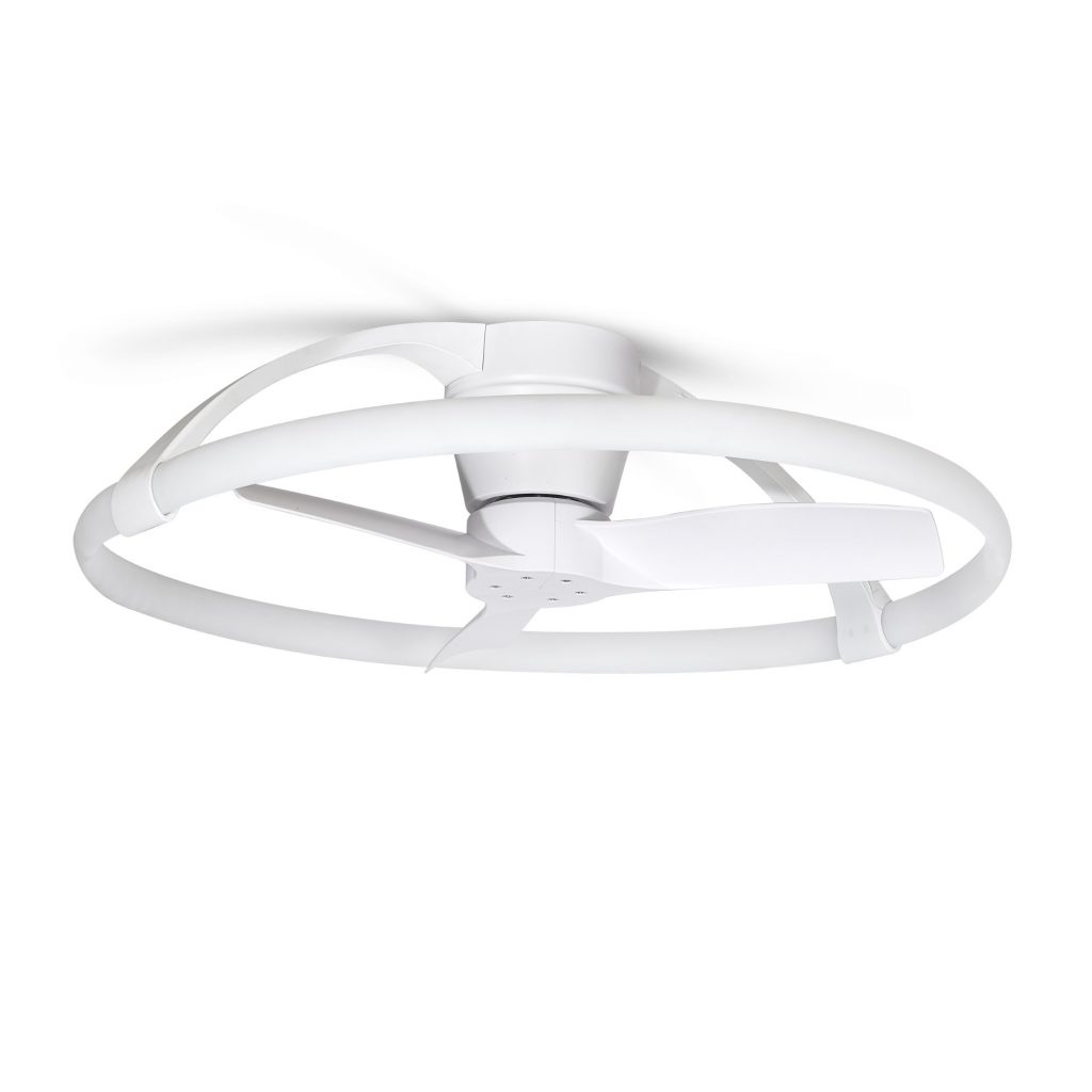 LED Ceiling Fans | Mapel LED White Fan
