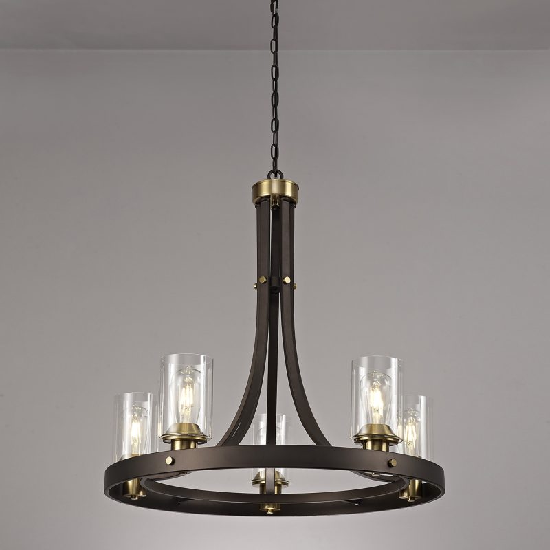 200241 Mae 5 Pendant Brown Oxide/Bronze