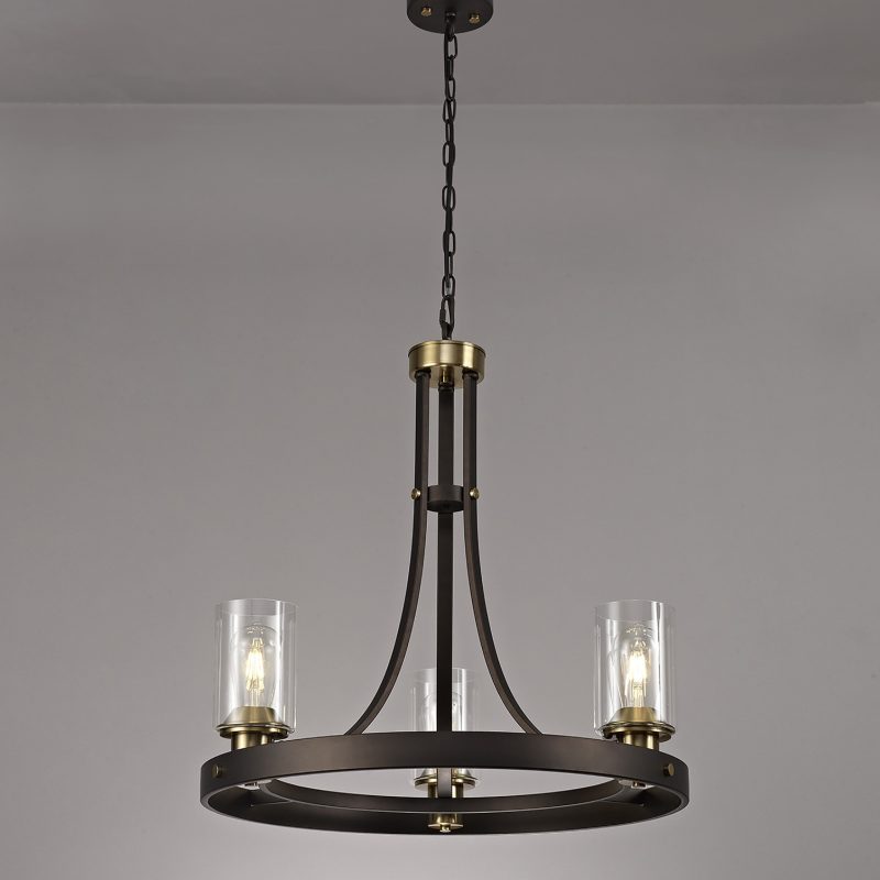 200251 Mae 3 Pendant Brown Oxide/Bronze