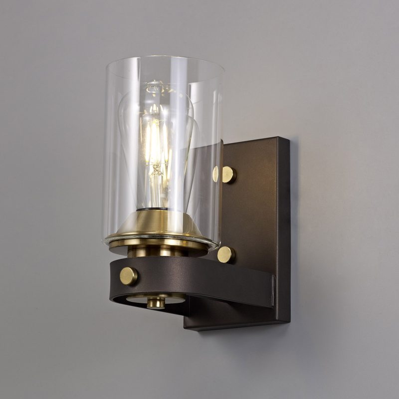 200253 Mae Single Wall Light Brown Oxide/Bronze
