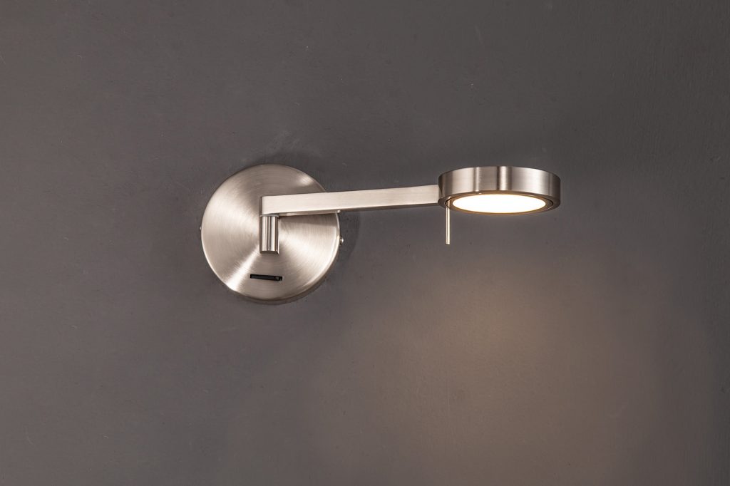 Reading Wall Light Satin Nickel | Bedhead Wall Lights