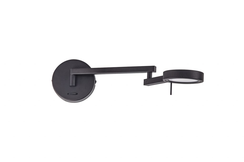 Bedhead Wall Lights | Black Adjustable Wall Light