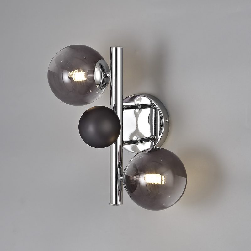 200393 Moon 2 light Wall light Polished Chrome