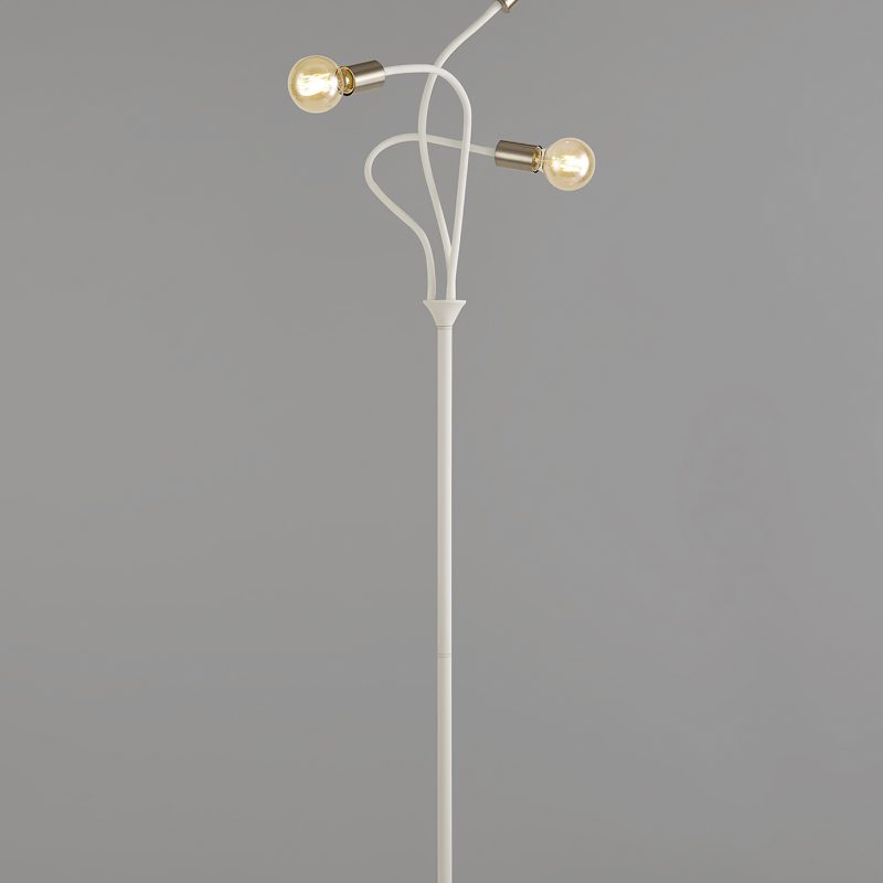 200471 GIO Sand White Flexible Floor Lamp