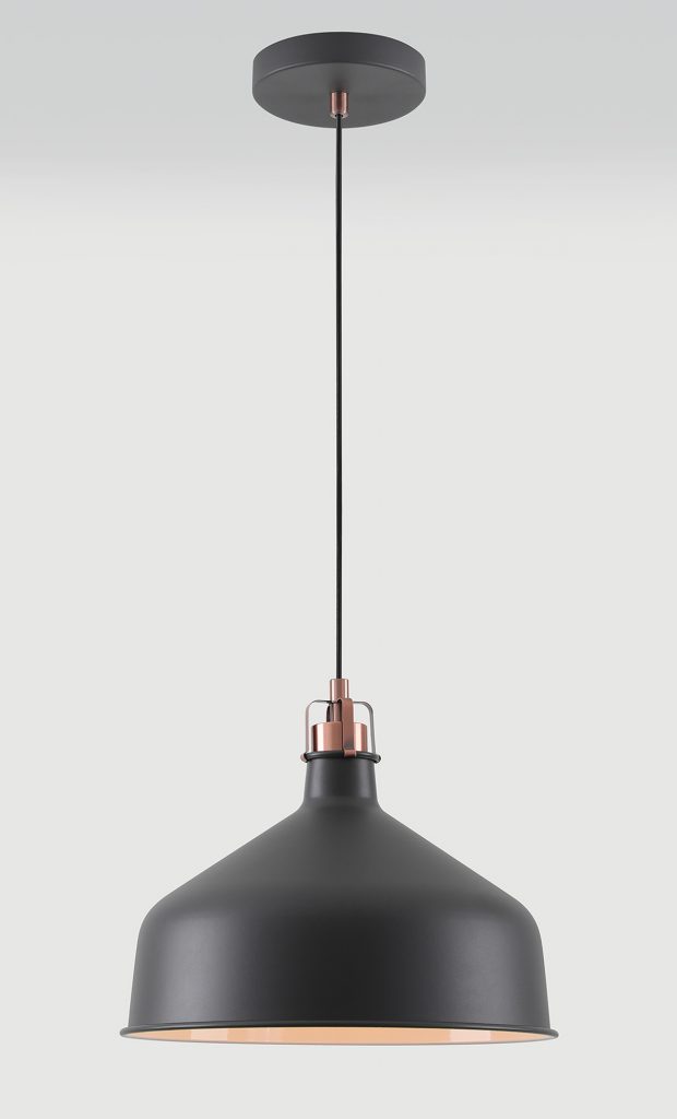 Kitchen Island Pendant Lights | Large Graphite Ceiling Pendant