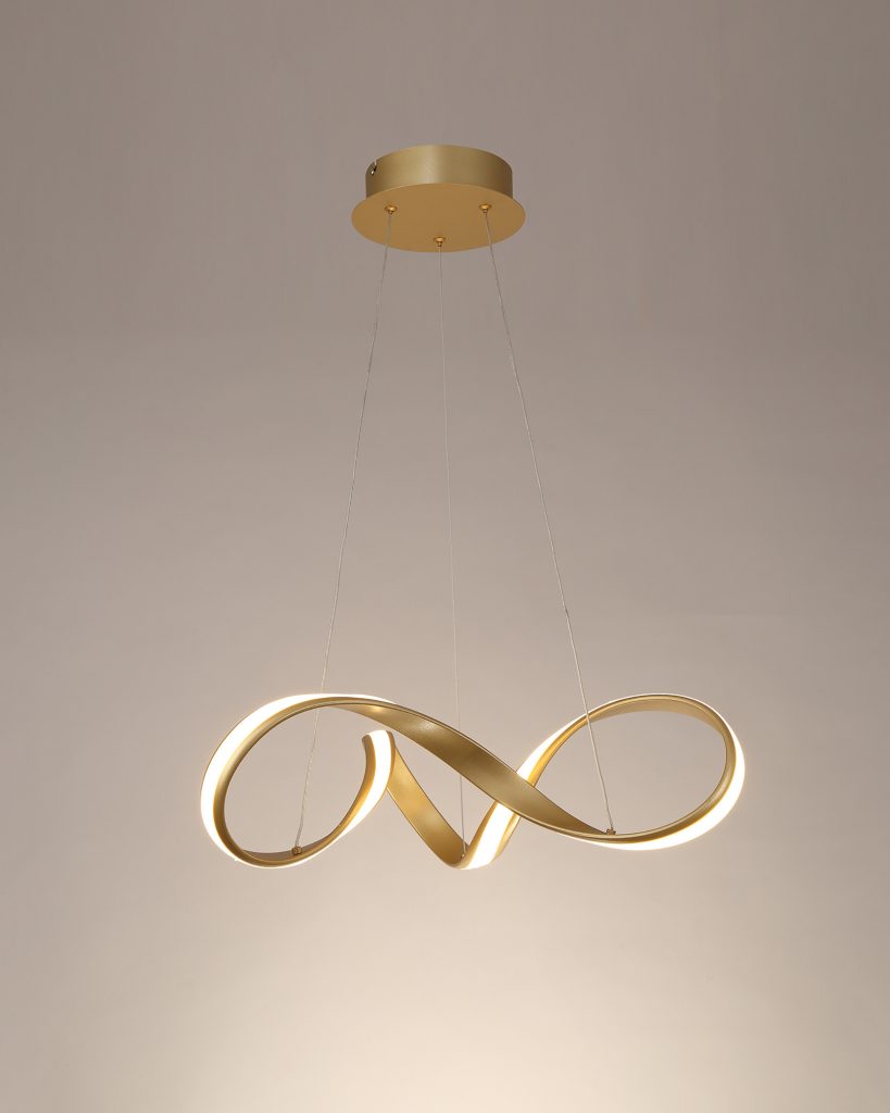 Kitchen island pendant Light | 60cm Gold LED Pendant