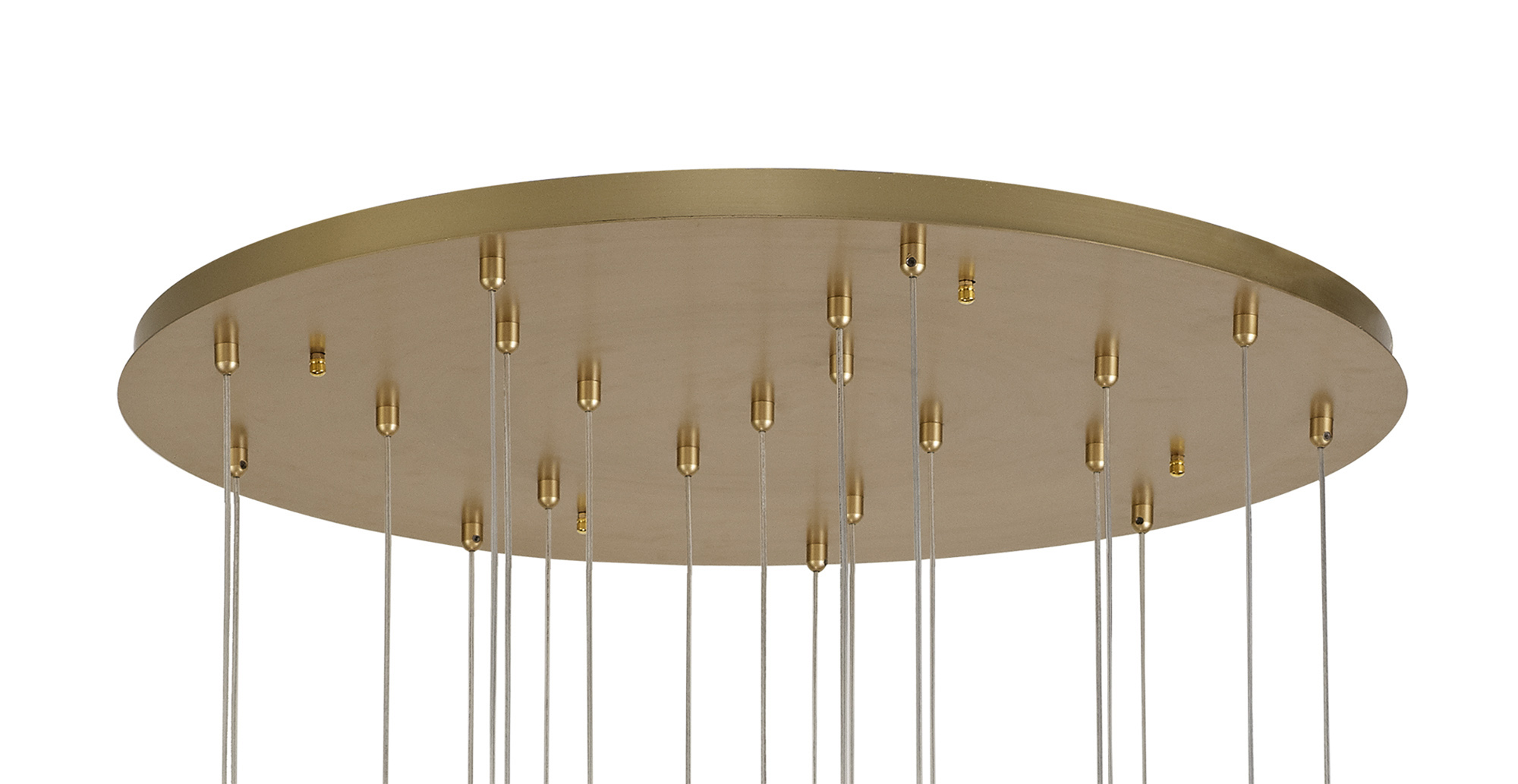 20081 Glacier 21 Light Multi Pendant Light Painted Brushed Gold - Image 3