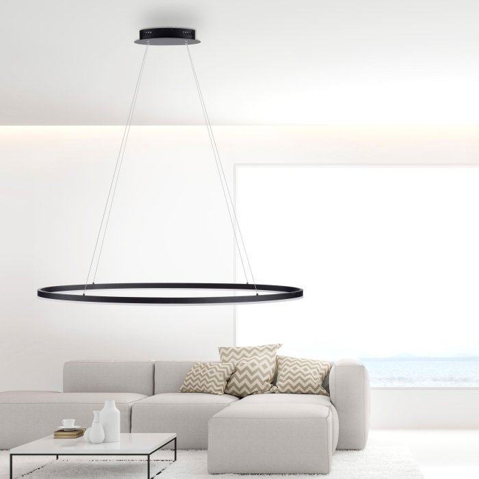 Led Pendant Lighting | Large 80cm Ring Pendant