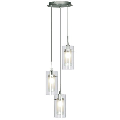 3 Light Ceiling Pendant Chrome