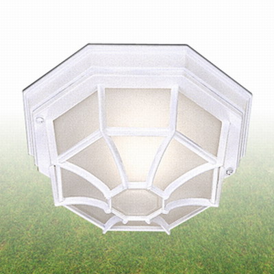 912942WH Economy Outdoor Flush White