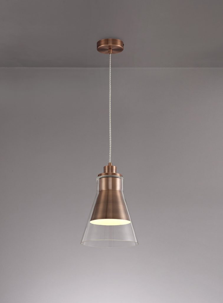 Single Pendant Antique Copper