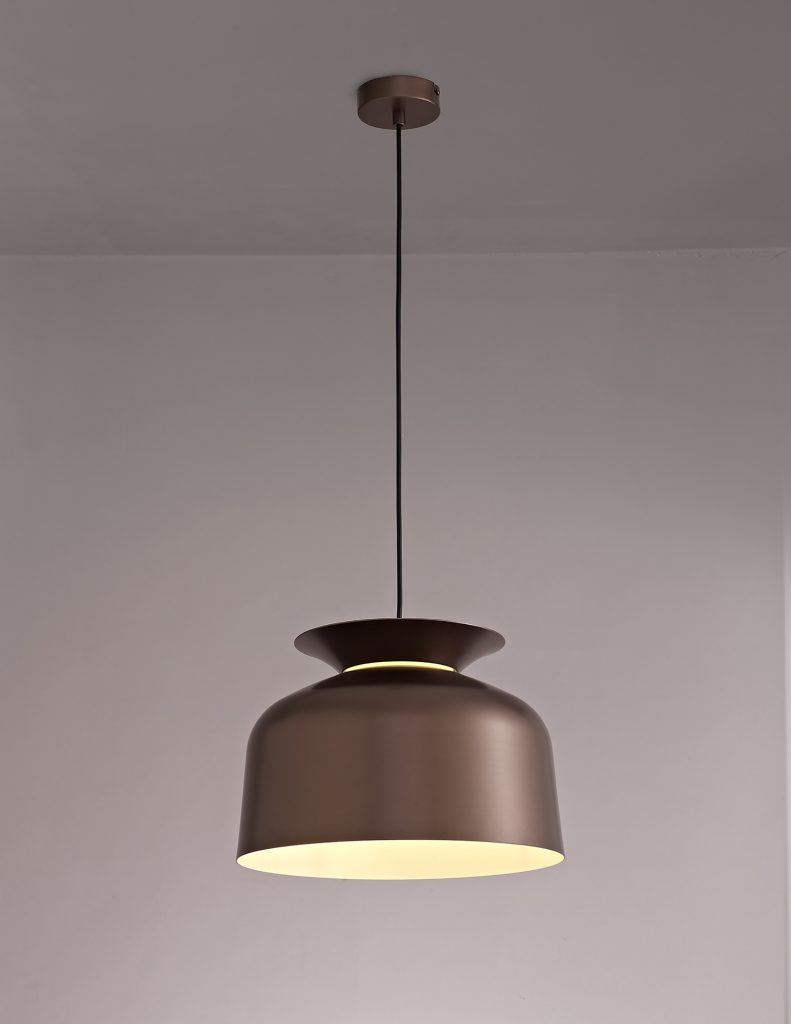 Single Pendant Gloss Coffee
