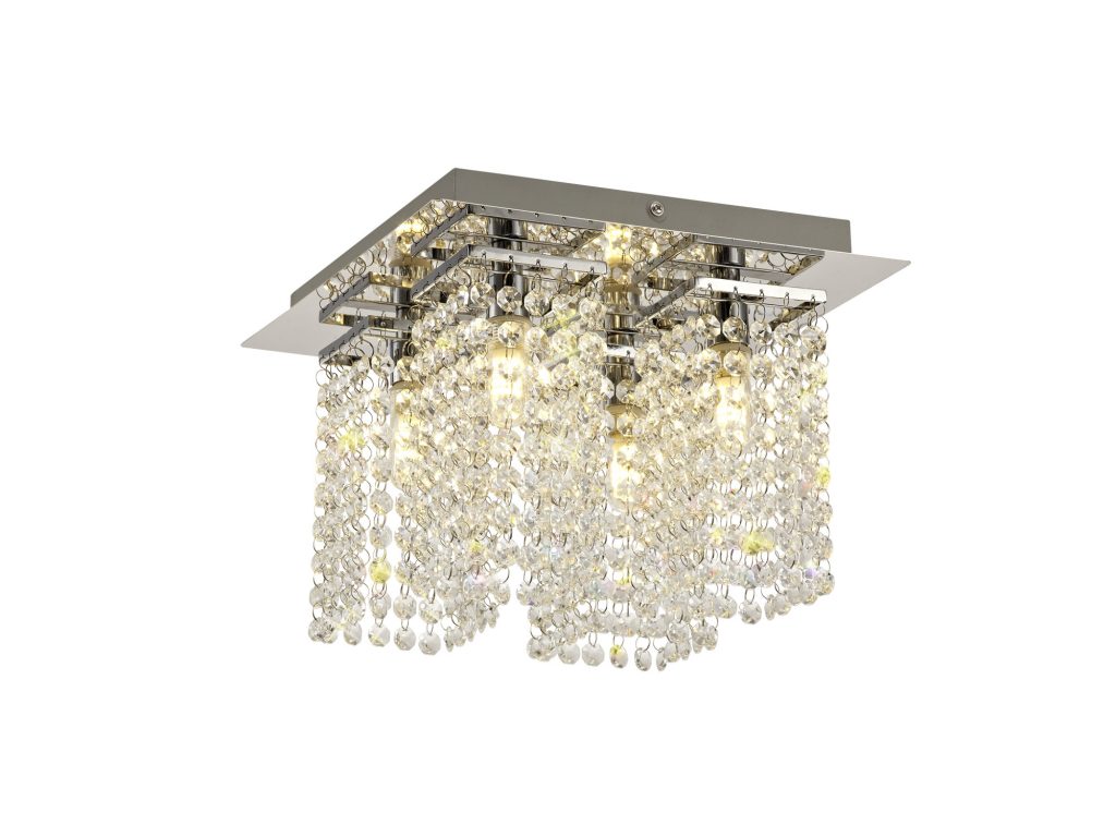 Marina 4 light Bathroom Chrome Ceiling light IP44