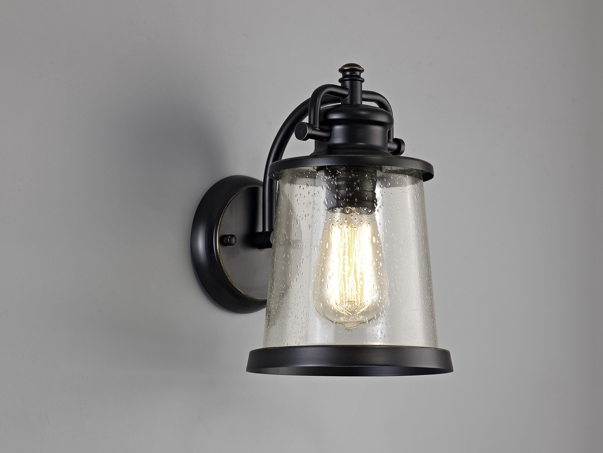 Wall Light Black and Gold