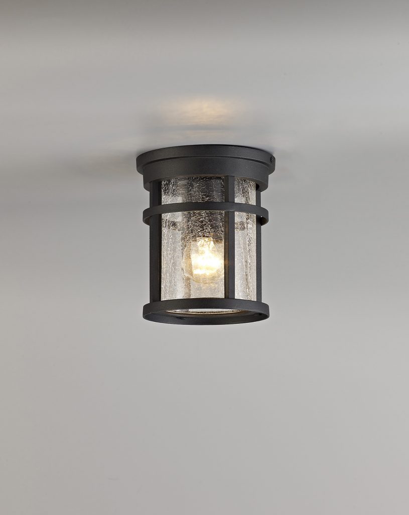 2003241 Eton Black Flush Outdoor Light
