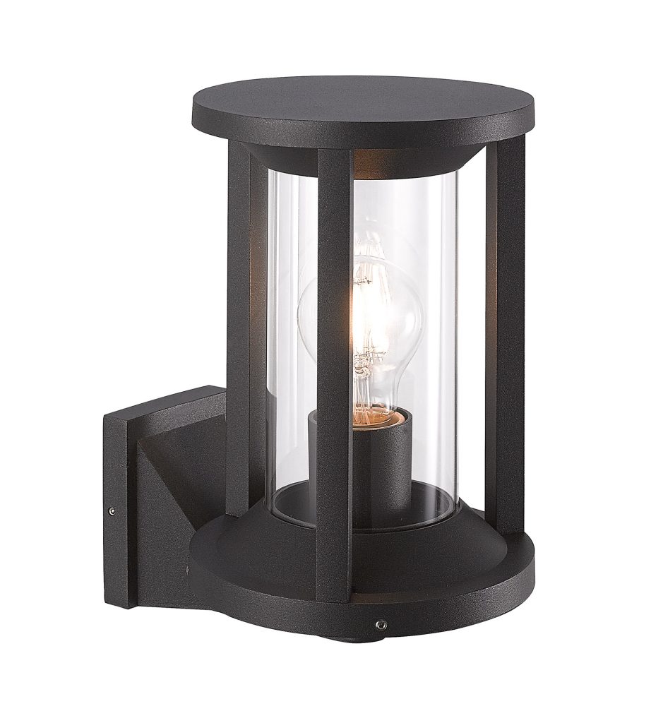 Wall light IP65 Black