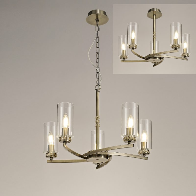 200921 Marla 5 light Antique Brass