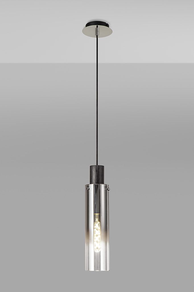 Slim Single pendant Black