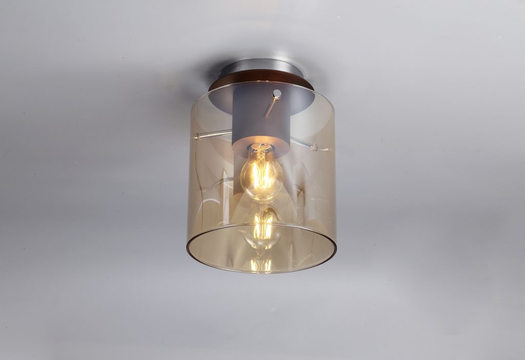 30022021 Drake Round Flush Mocha ceiling light