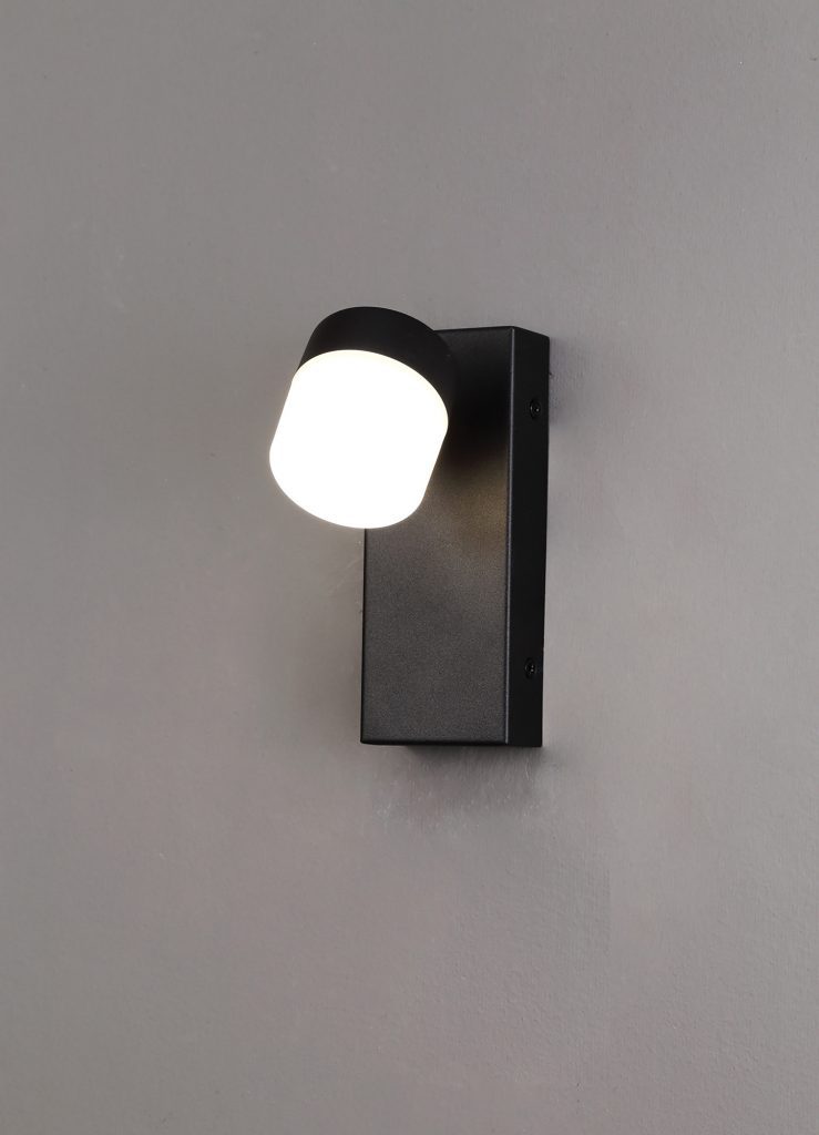 Led Wall Lights | Black Bathroom Wall Light