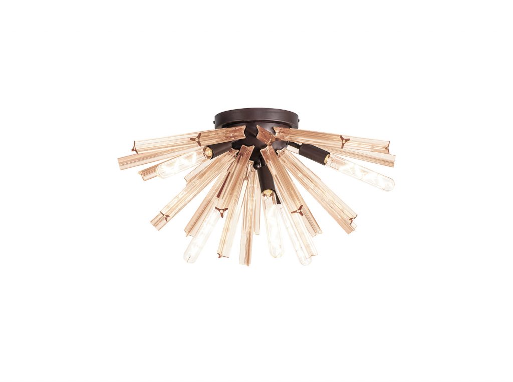 Semi-Flush Light Bronze | Bronze Ceiling Lights
