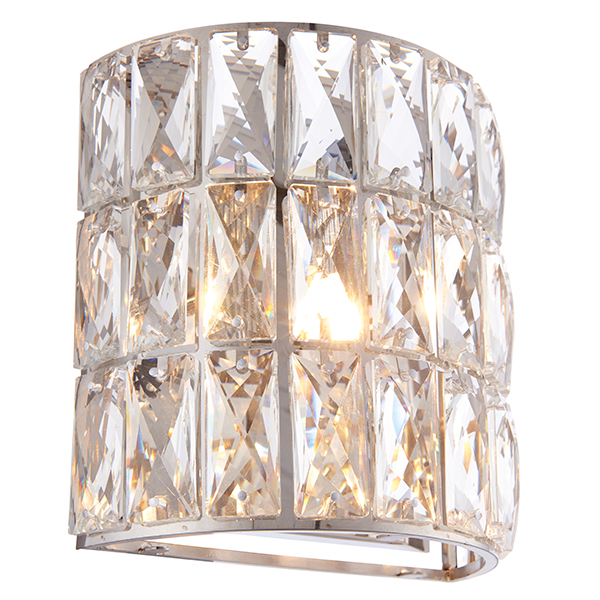 Vienna Chrome & Crystal Wall Light | Crystal Wall Lights