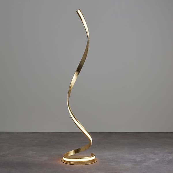 LED Floor Lamps | Gold Leaf Floor Lamp