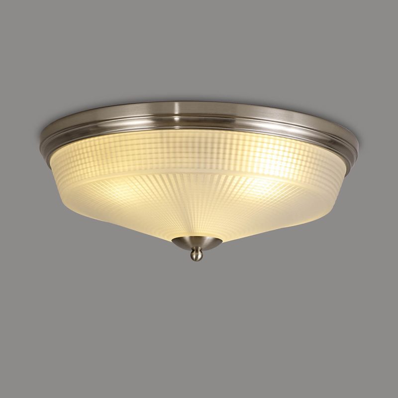 Flush Ceiling Lights | Flush Ceiling Satin Nickel