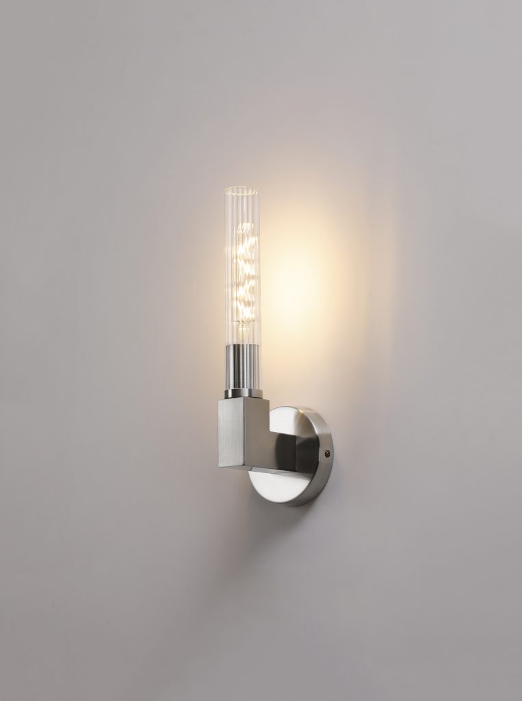 Bathroom Wall Light Satin Nickel | Bathroom Wall Light