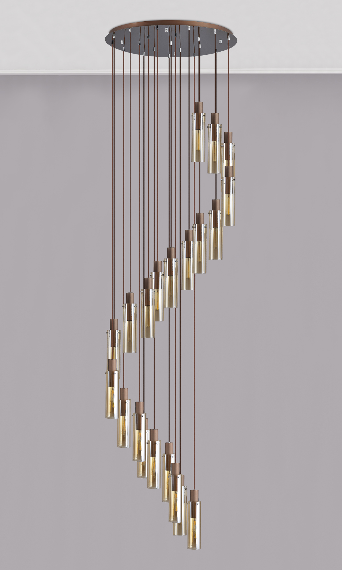 Stairwell Lighting | 5 Metre Stairwell Pendant