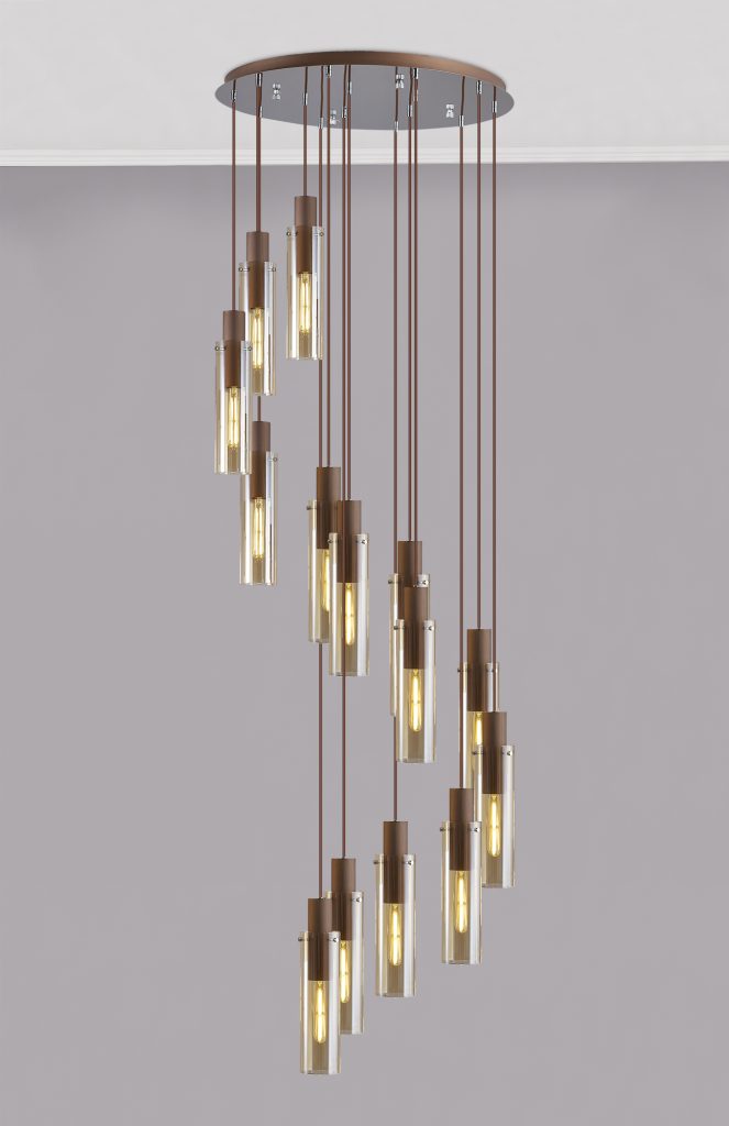 Stairwell Lighting | Drake Large Stairwell Pendant