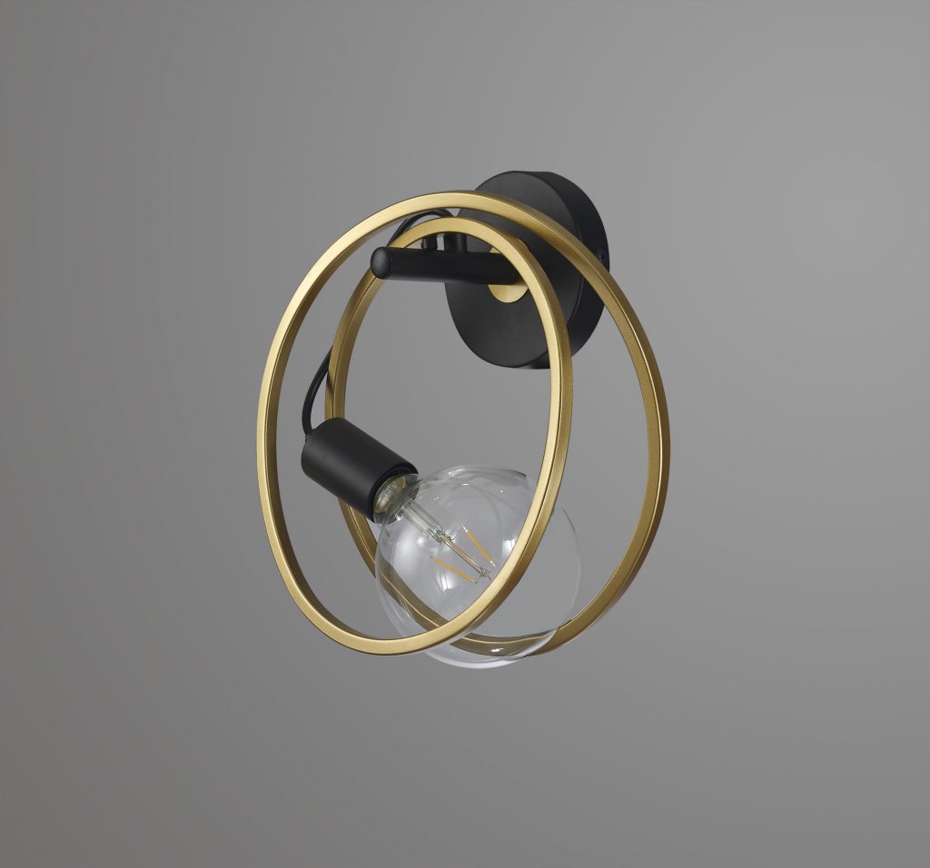Black And Gold Wall Light | modern wall lights