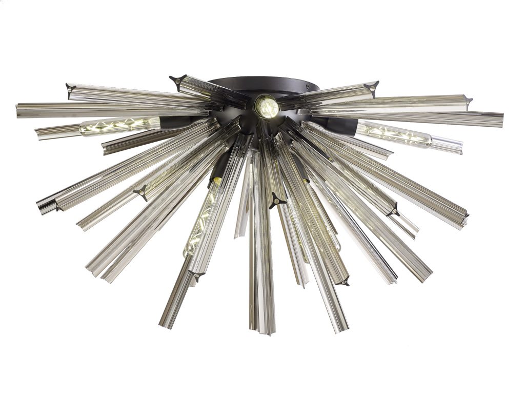 Black Ceiling Light Smoked Glass | Black Ceiling Lights