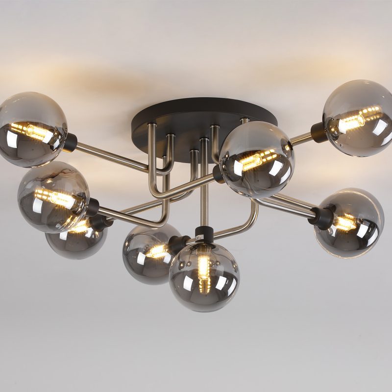 Graphite & Nickel Ceiling Light | Modern Ceiling Lights
