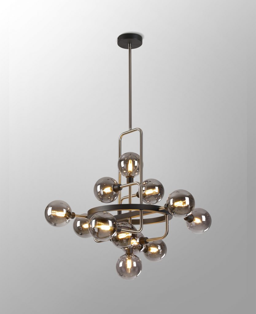 Modern Large Graphite Pendant Light | Modern Pendant Light