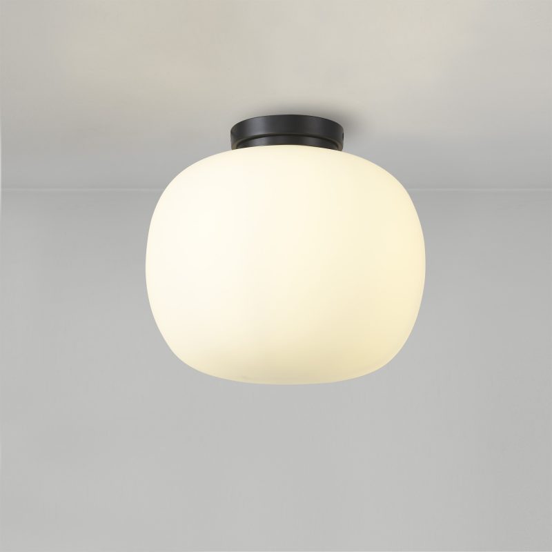 Flush Ceiling Lights | Black Ceiling Light Opal
